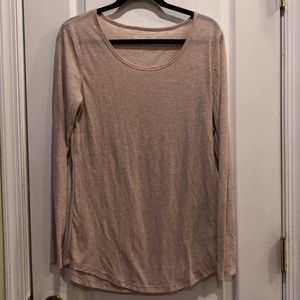 Mossimo Ribbed Long Sleeve T-Shirt